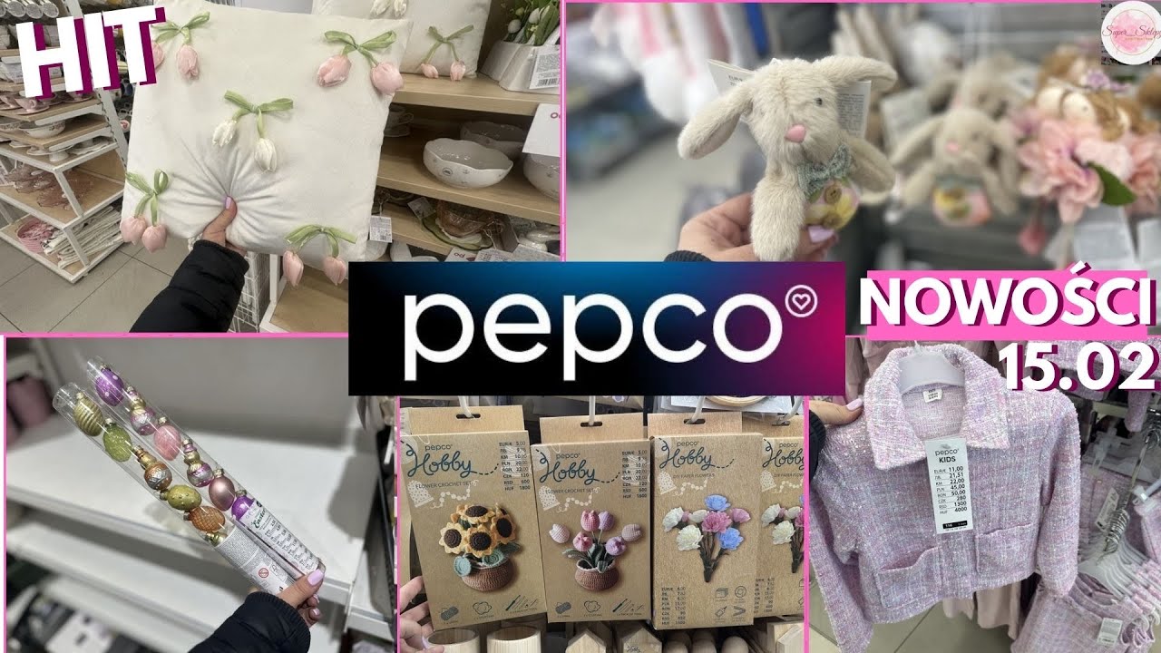 PEPCO 💖 PODUSZKA TULIPANY 🌸 NOWE WIELKANOCNE JAJECZKA, CUDNE mini ZAJĄCZKI🐇💖DZIEWCZYNKI KWIATKI HIT✨