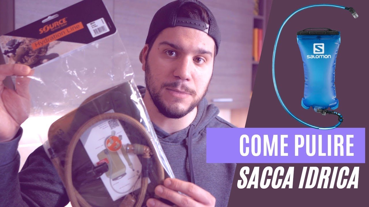 Come pulire la Sacca Idrica - Camelback - How to clean Hydration Bladder