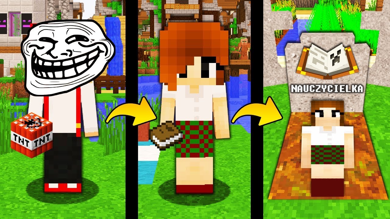 JAK TROLLOWAĆ NAUCZYCIELKĘ W MINECRAFT! || MINECRAFT TROLL!