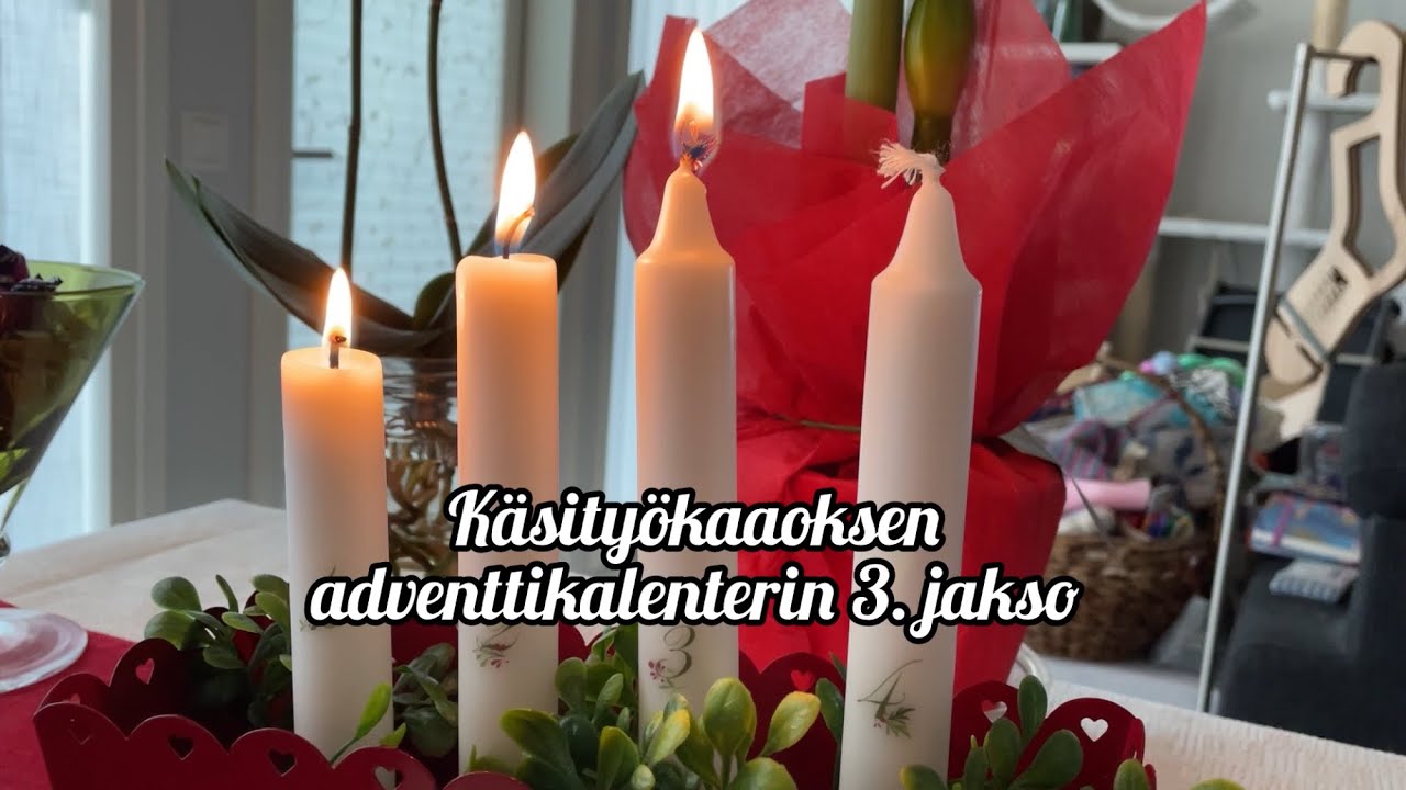Käsityökaaoksen adventtikalenterin 3. jakso