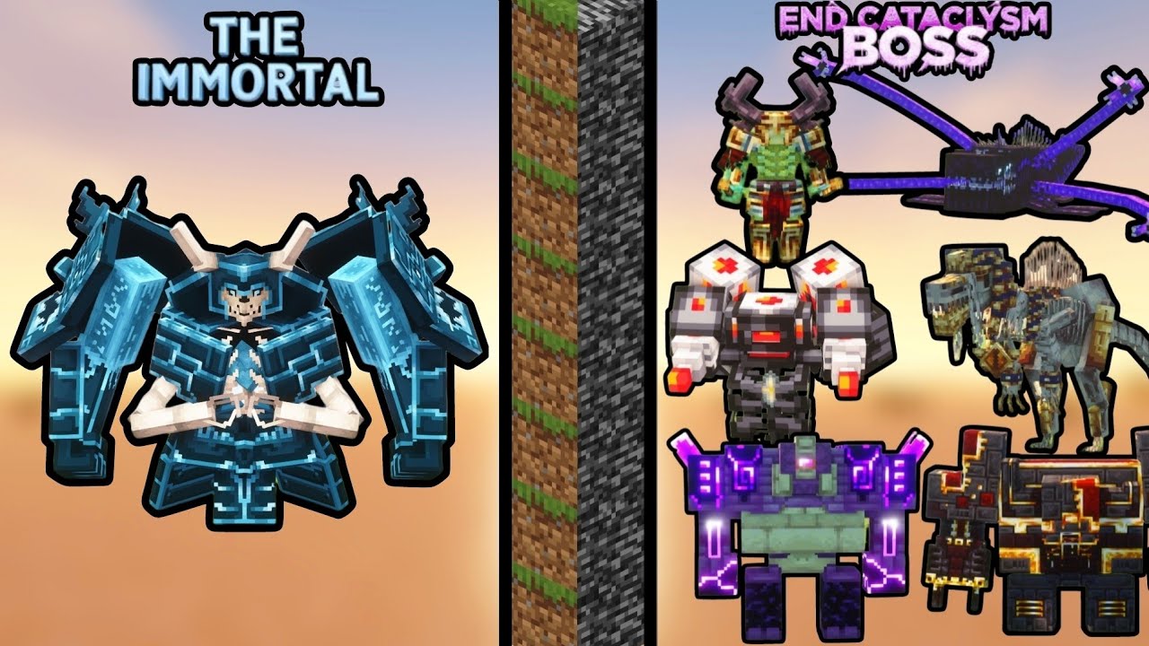 THE IMMORTAL vs ALL L_ENDER'S CATACLYSM BOSS | Minecraft’s Strongest Battle
