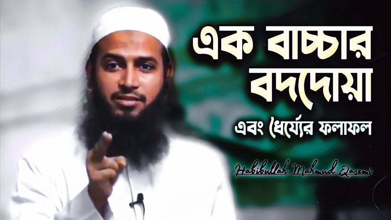 এক বালকের বদদোয়া | মুফতী হাবিবুল্লাহ মাহমুদ কাসেমী দাঃবাঃ | Mufti Habibullah Mahmud Qasemi | Waz
