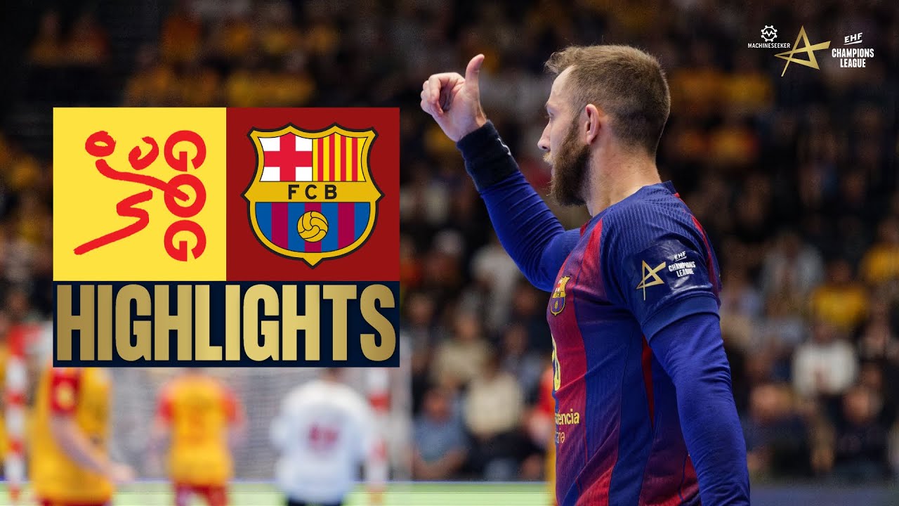 GOG 🆚 Barça | HIGHLIGHTS | Machineseeker EHF Champions League 2025/26