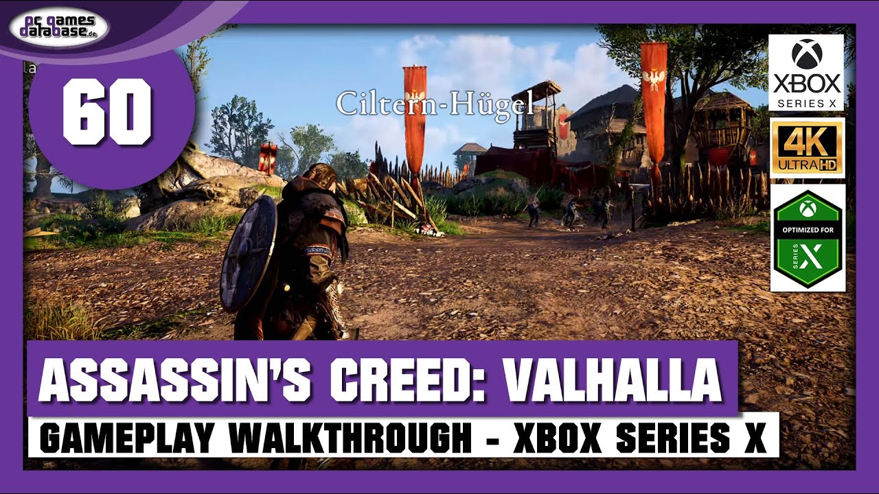 Assassin's Creed: Valhalla #60 - Ciltern-Hügel: Veste Cynebelle - Eadwyn | 4K 60FPS Xbox Series X