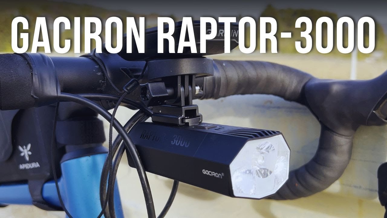 Gaciron Raptor 3000 – самый мощный велофонарь