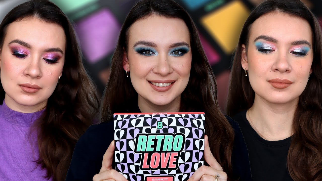BEAUTY BAY RETRO LOVE PALETTE : LA MEILLEURE DE TOUTES ?! 😱😱 REVUE & 3 LOOKS !
