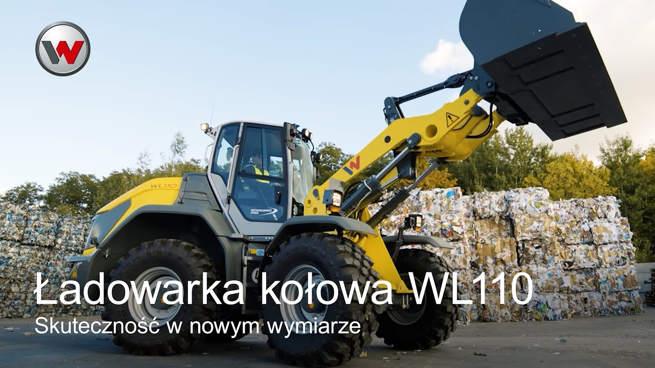 Ładowarka kołowa WL110. Twój partner w recyklingu