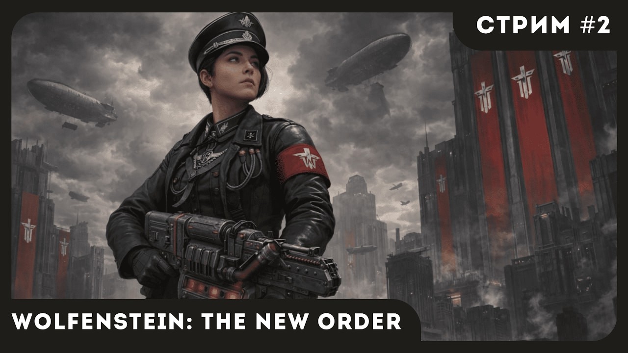 ВПЕРВЫЕ АУФИЛЬШТЕЙН | Wolfenstein: The New Order #2 ЧАСТЬ1 | СТРИМ | sofiko_sculpts