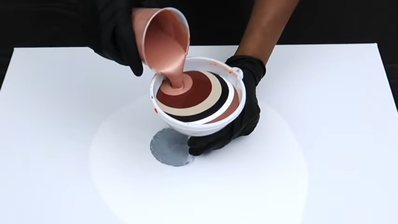Large Acrylic Pour Painting | How to get Cells & Lacing | FluidArt Abstract