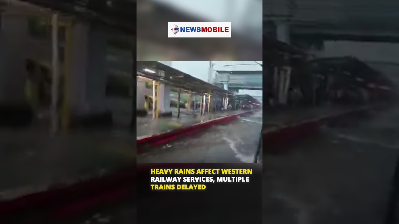 Heavy Rains Affect Western Railway Services, Multiple Trains Delayed