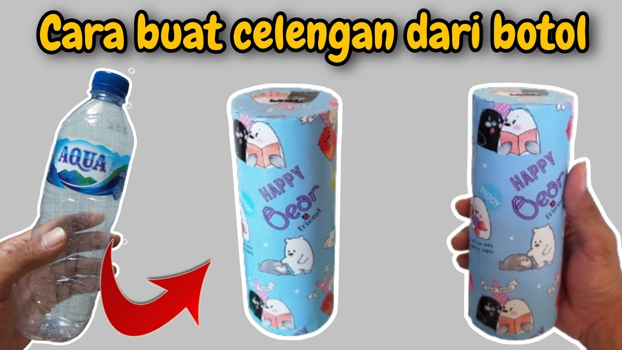 Beginilah Cara Membuat Celengan Dari Botol Plastik Bekas | Ide Kreatif dari botol plastik bekas
