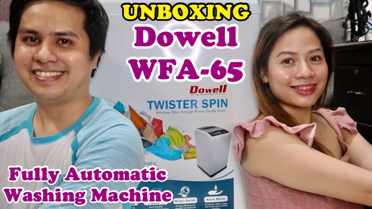 DOWELL WFA-65 - FULLY AUTOMATIC WASHING MACHINE - Unboxing and Quick Review - with 3D Water Fall