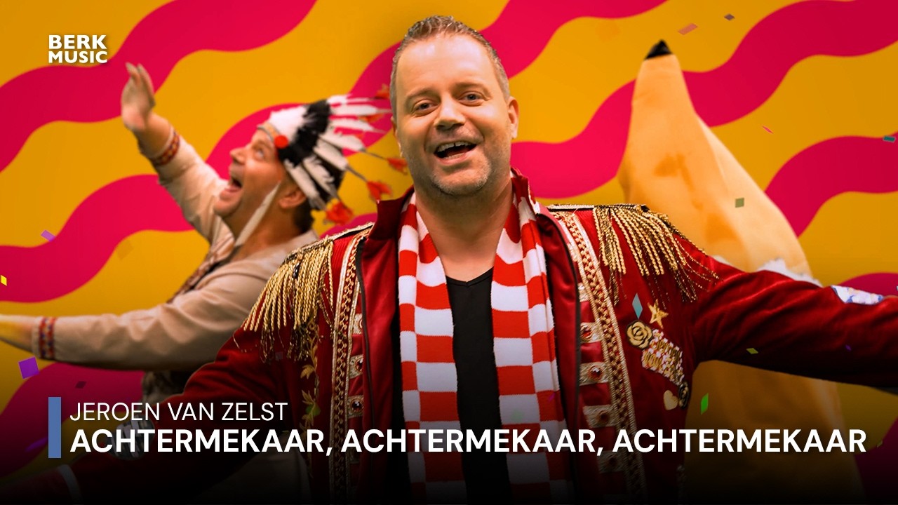 Jeroen van Zelst - Achtermekaar, Achtermekaar, Achtermekaar (Officiële Videoclip)