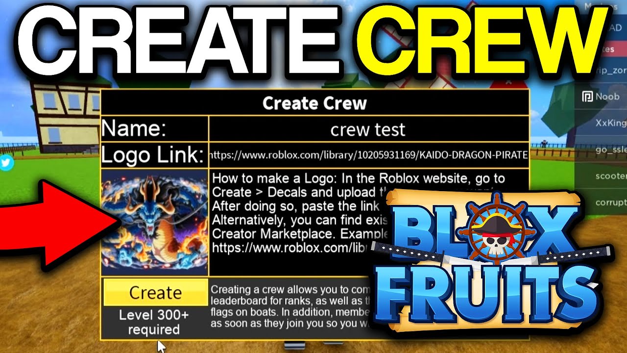 How to Make a Crew in Blox Fruits - 2025