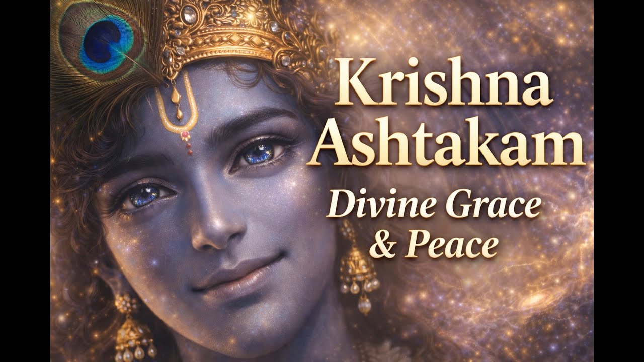 Krishna Ashtakam | Beautiful Sanskrit Stotram | Peace & Devotion