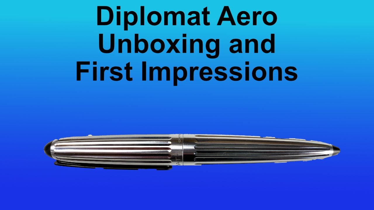 Cult Pens Delivery - Diplomat Aero Unboxing and First Impressions