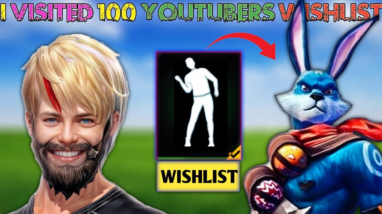 I Visited 100 Free Fire YouTubers' Wishlists – You Won’t Believe What I Found! 😱