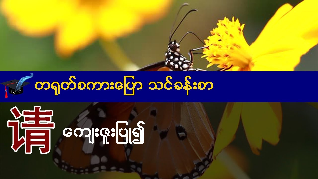 ကျေးဇူးပြု၍ 请 - တရုတ်စကားပြော