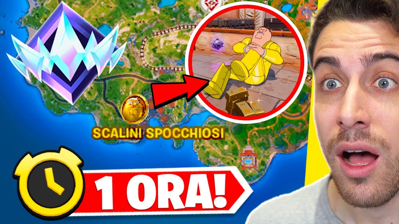 Atterro per 1 ORA dal BOSS PETER in RANKED! Capitolo 5 Fortnite ITA!