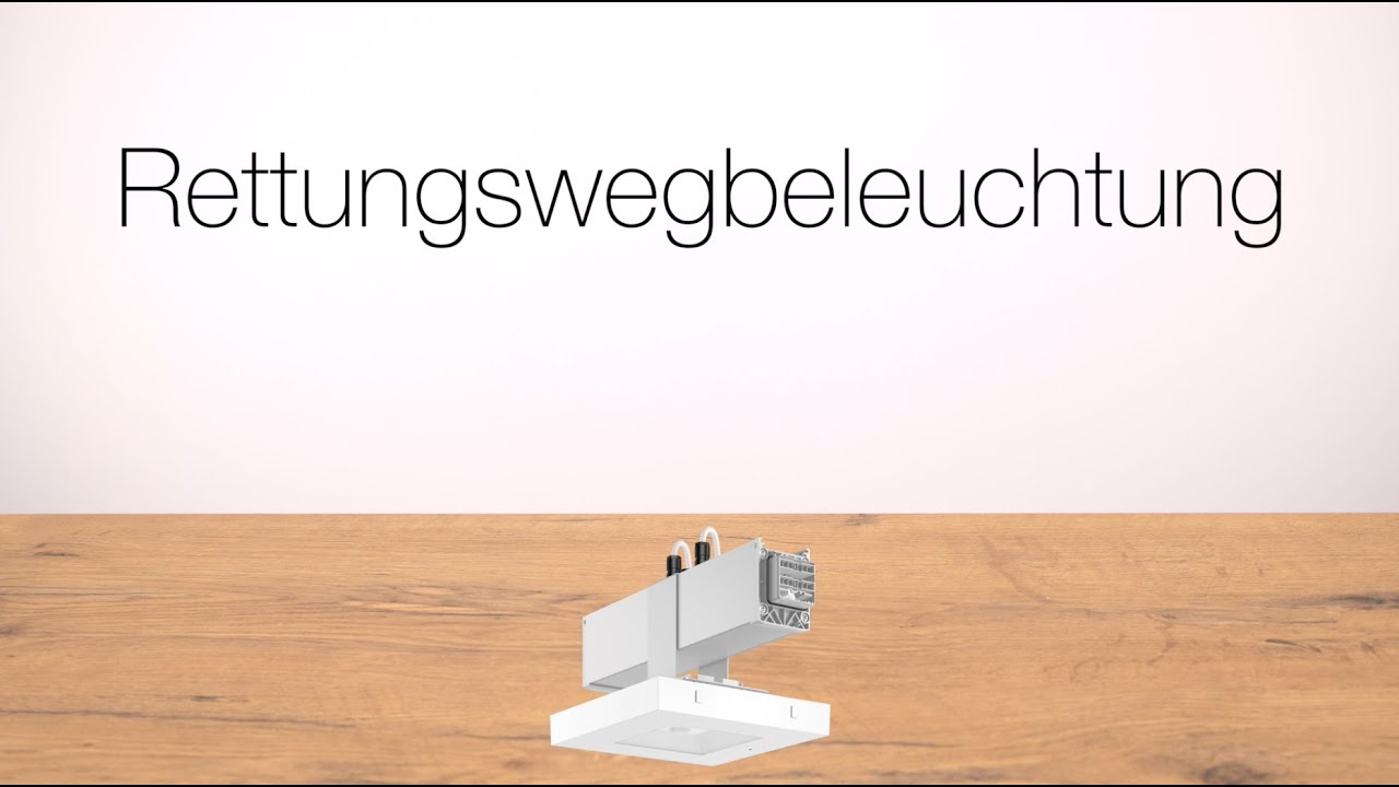 Schnell & einfach: Rettungswegbeleuchtung f&uuml;r LINEDO | Lichtbandsystem