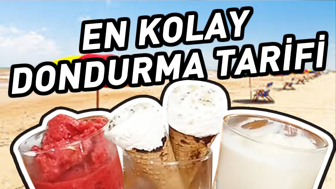 EN KOLAY DONDURMA TARİFİ
