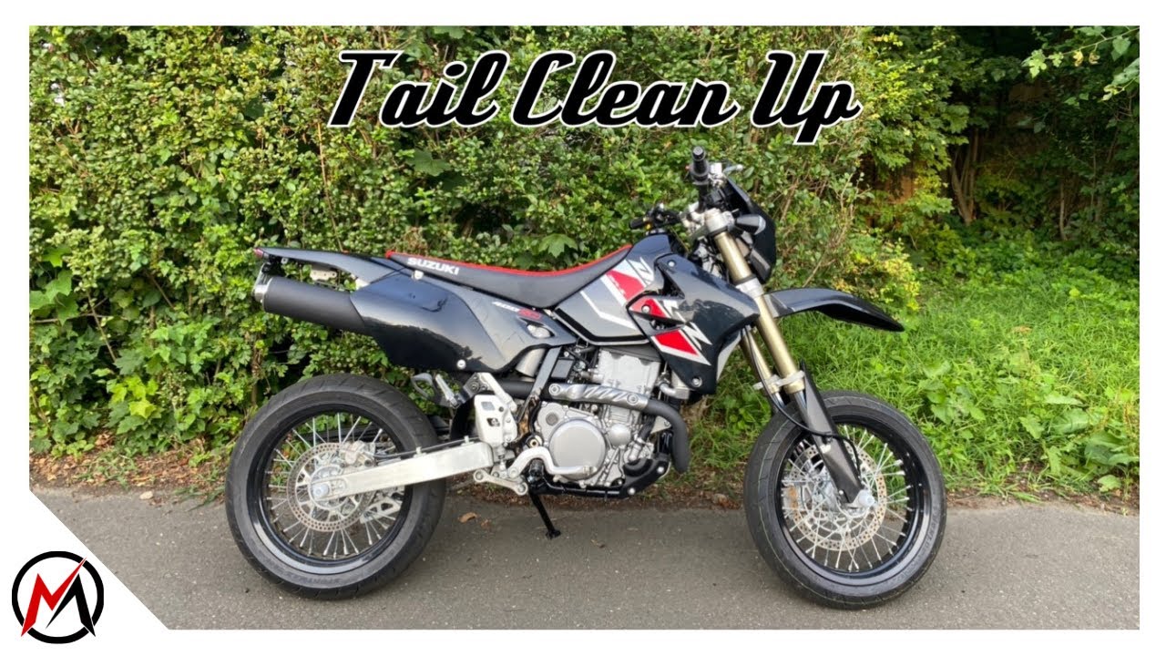 Tail Clean Up! // 2021 DRZ400SM // Tool Bag // Seat Strap
