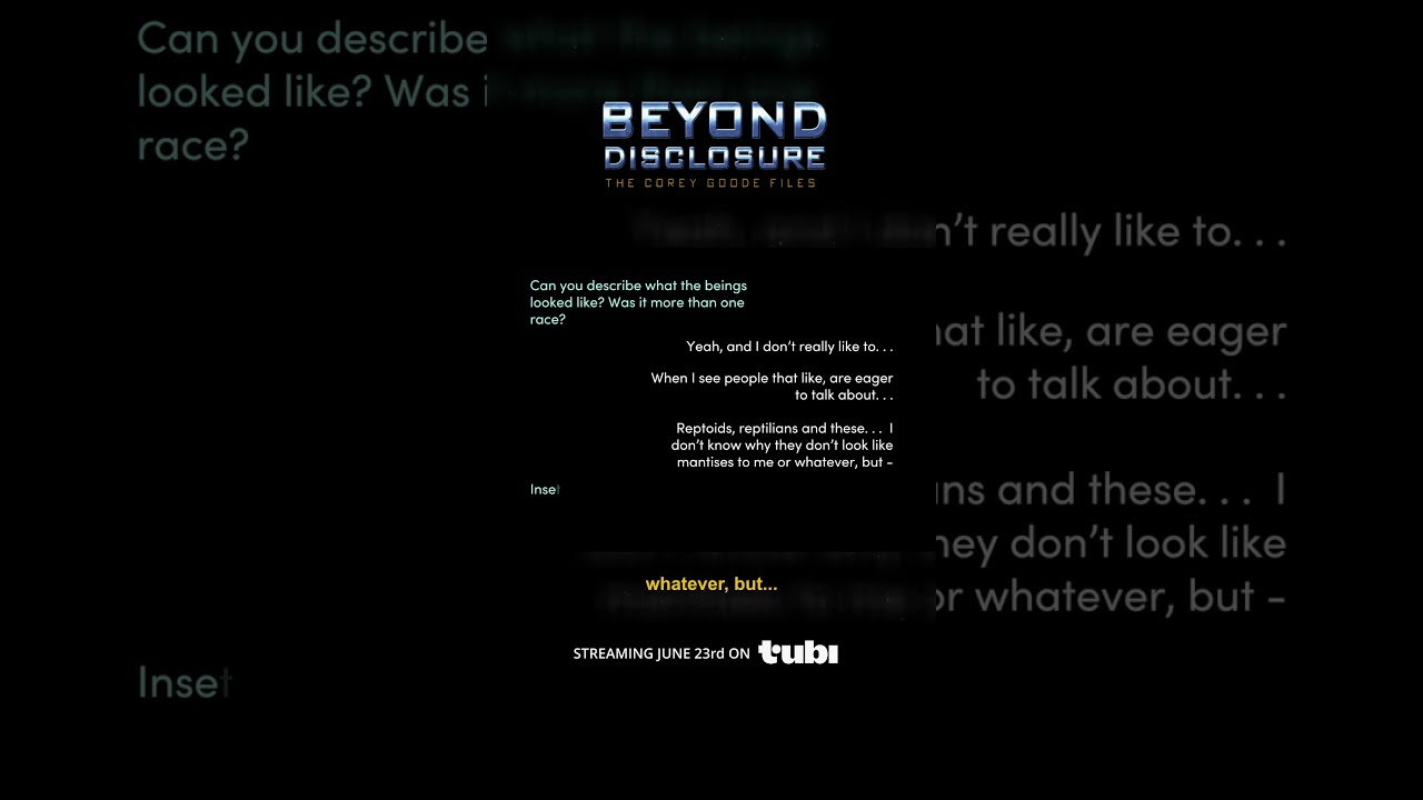Beyond Disclosure: The Corey Goode Files 20