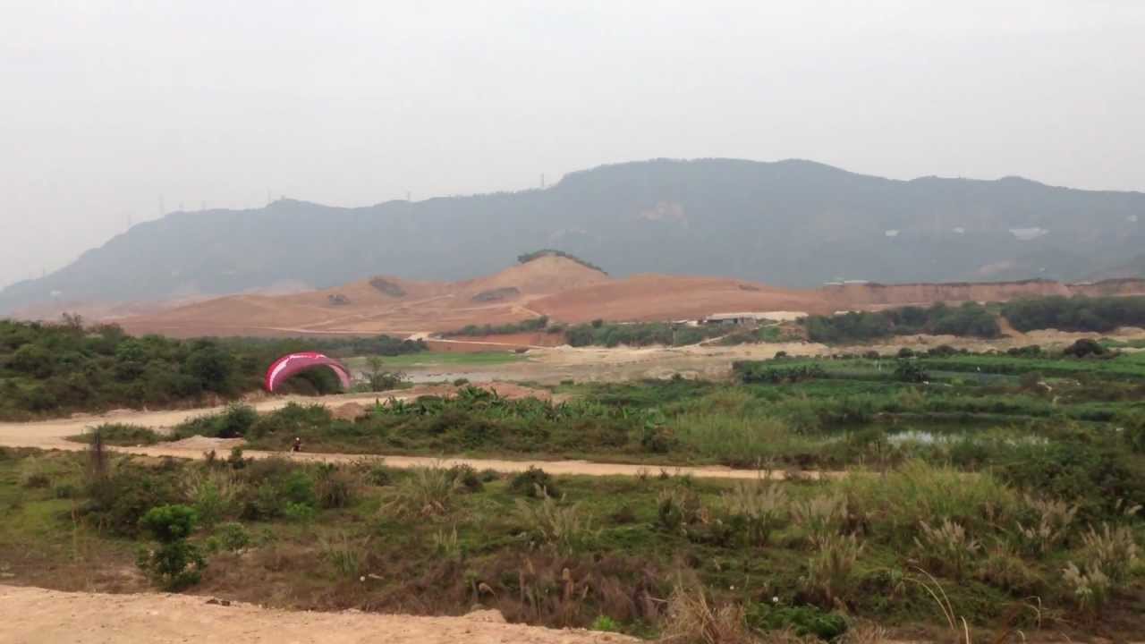 Paramotor - Sheung Guang-Qiang - Guang Ming, Shen Zhen, China - 17 Feburary, 2013