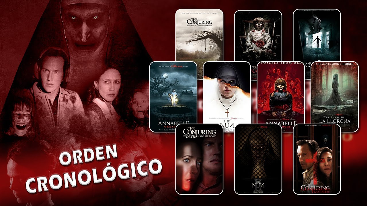 ORDEN CRONOLÓGICO PARA VER LA SAGA DE EL CONJURO (Universo Warren, La Monja, Annabelle, La Llorona)