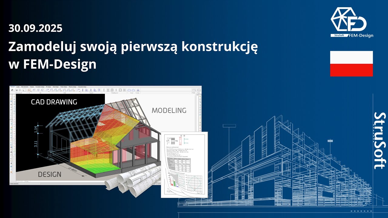 Zamodeluj swoją pierwszą konstrukcję w FEM Design