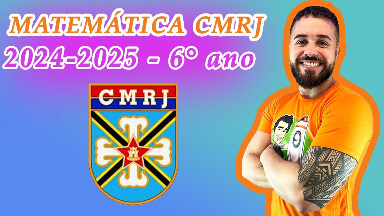 Correção Prova Matemática Completa Colégio Militar do Rio de Janeiro (CMRJ) 2024/2025 6° ano