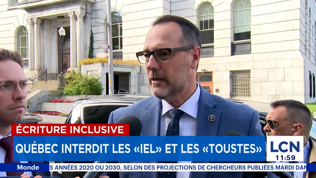 Rédaction inclusive: Québec interdit les «iel» et les «toustes»
