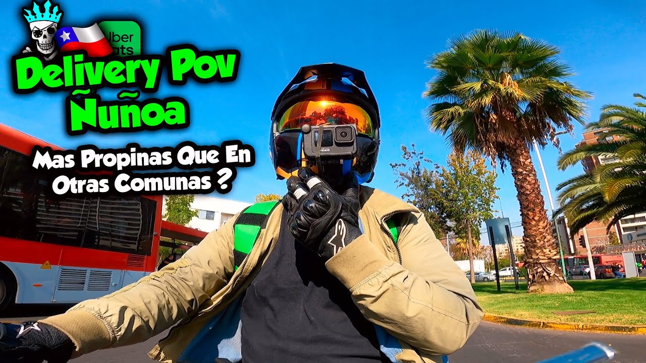 [ Repartir por Ñuñoa es Clave ? ] ¿Mas Propinas? - Delivery Pov Chile (Uber eats) #nivem #motovlog
