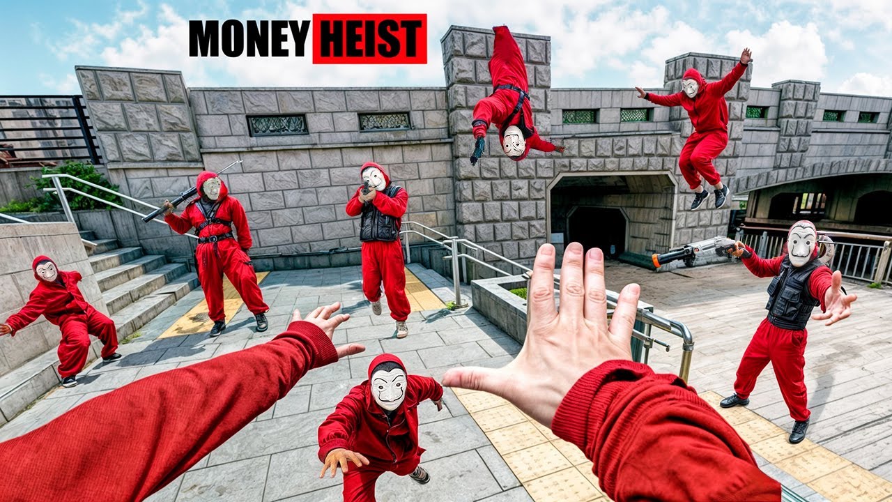 PARKOUR VS MONEY HEIST! 6 | BAD GUYS: Trapped, POLICE Shut Down All Exits(BELLA CIAO REMIX) Epic POV
