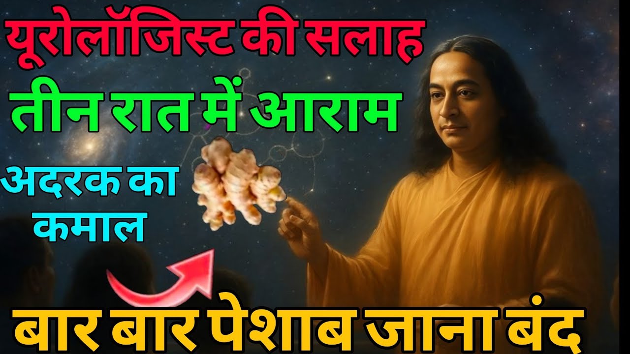 बार-बार पेशाब आना होगा बंद | 3 रात का अदरक का कमाल 