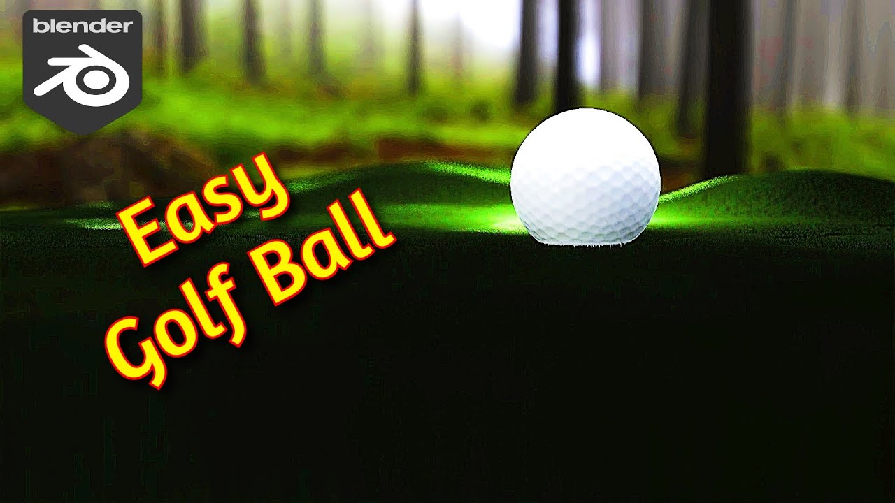 GOLF TUTORIAL SHOULD HAVE DONE A BETTER THUMB. MAKE A GOLF BALL IN BLENDER