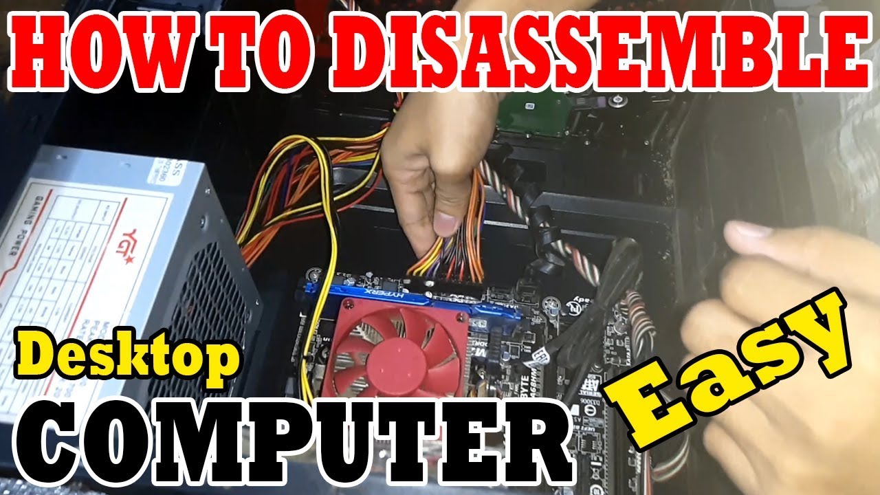 How to Disassemble Desktop Computer TAGALOG