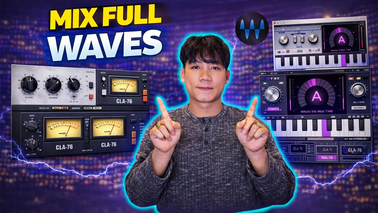 Mix Nhạc Từ A–Z Bằng VST Waves | Ai Cũng Làm Được