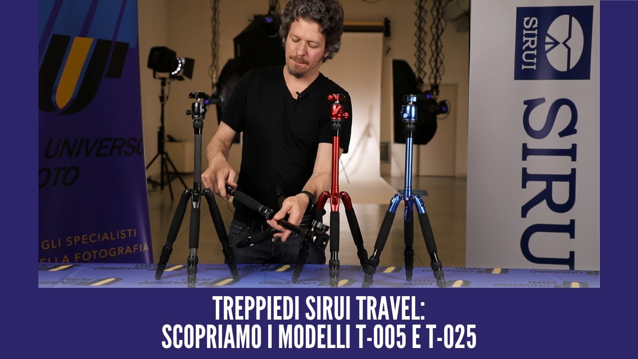Treppiedi Sirui Travel: 🔷 Scopriamo i modelli T-005 e T-025 🔷