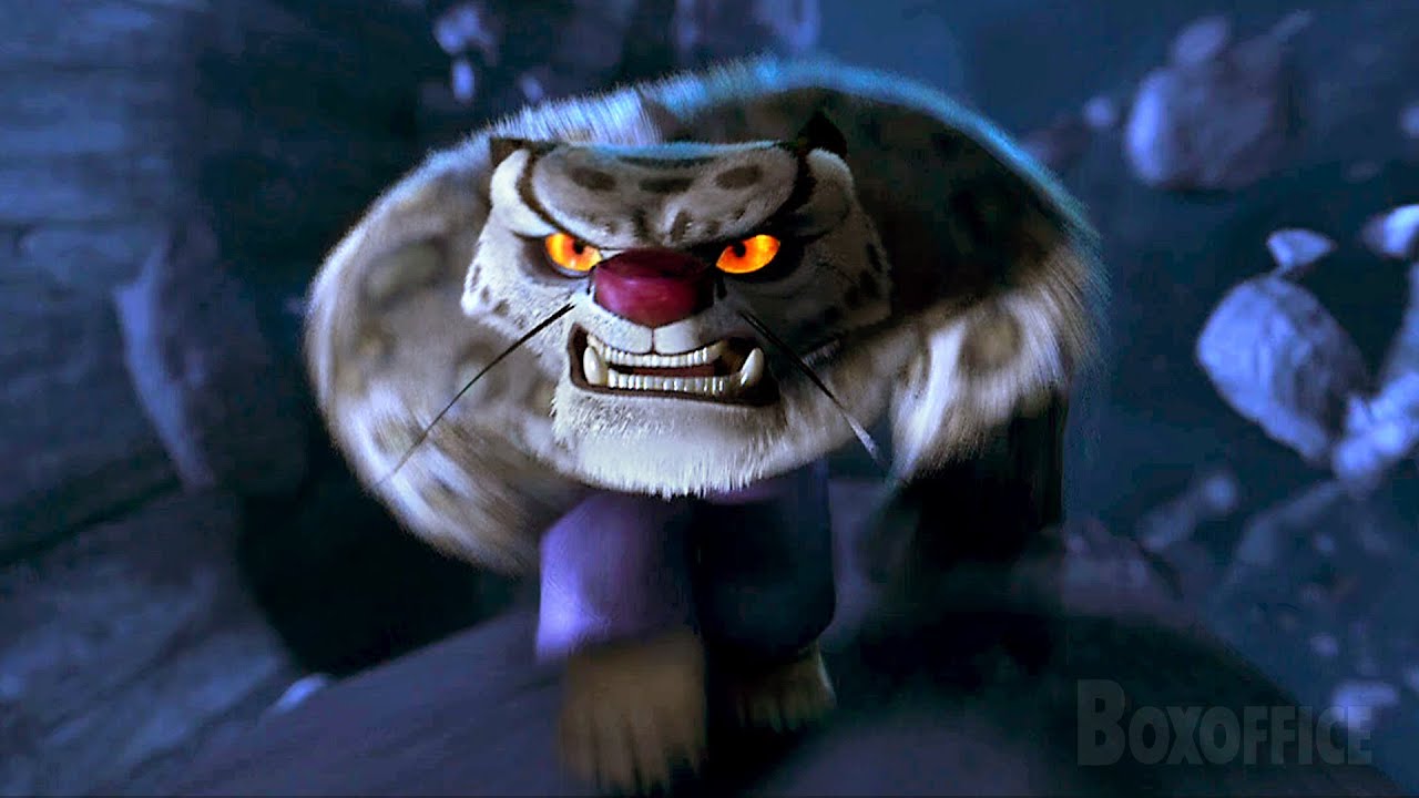 El vicioso escape de Tai Lung | Kung Fu Panda | Clip en Español