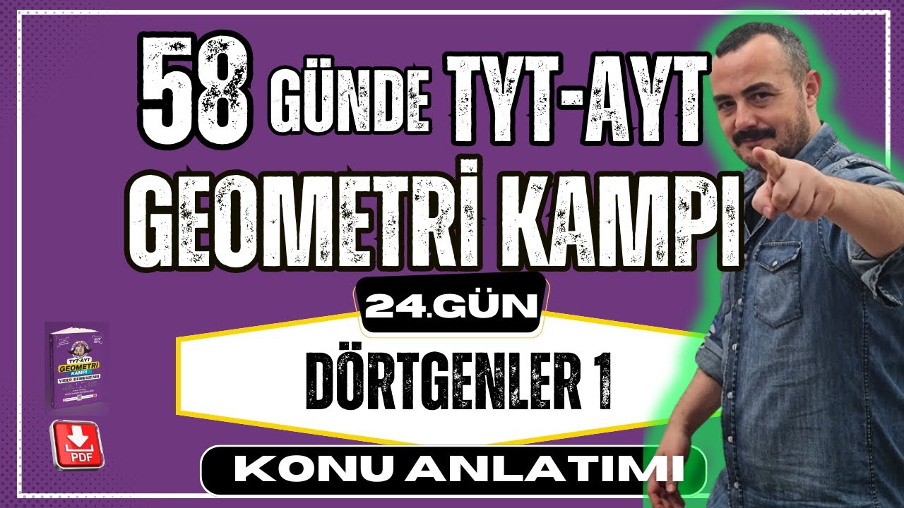 DÖRTGENLER 1 | 58 Günde TYT AYT Geometri Kampı | Geometri Konu Anlatımı