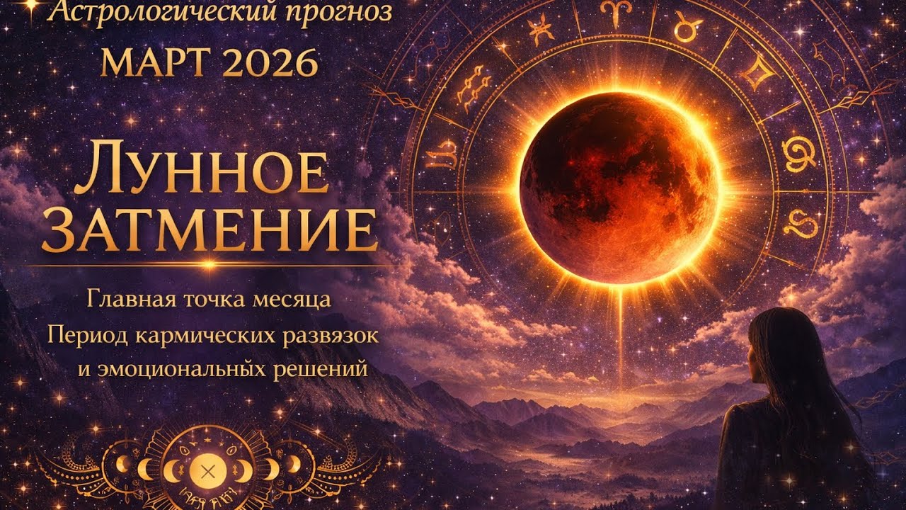  Кармическая развязка: что принесёт лунное затмение в марте?