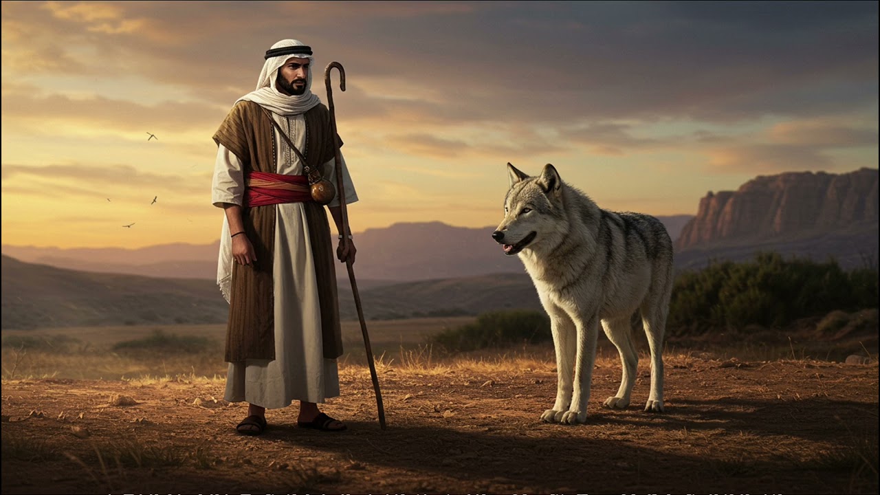 راعي الغنم البدوي والذيب قصه مسموعه روايه مسموعه حكايات ولا احلى #رواية