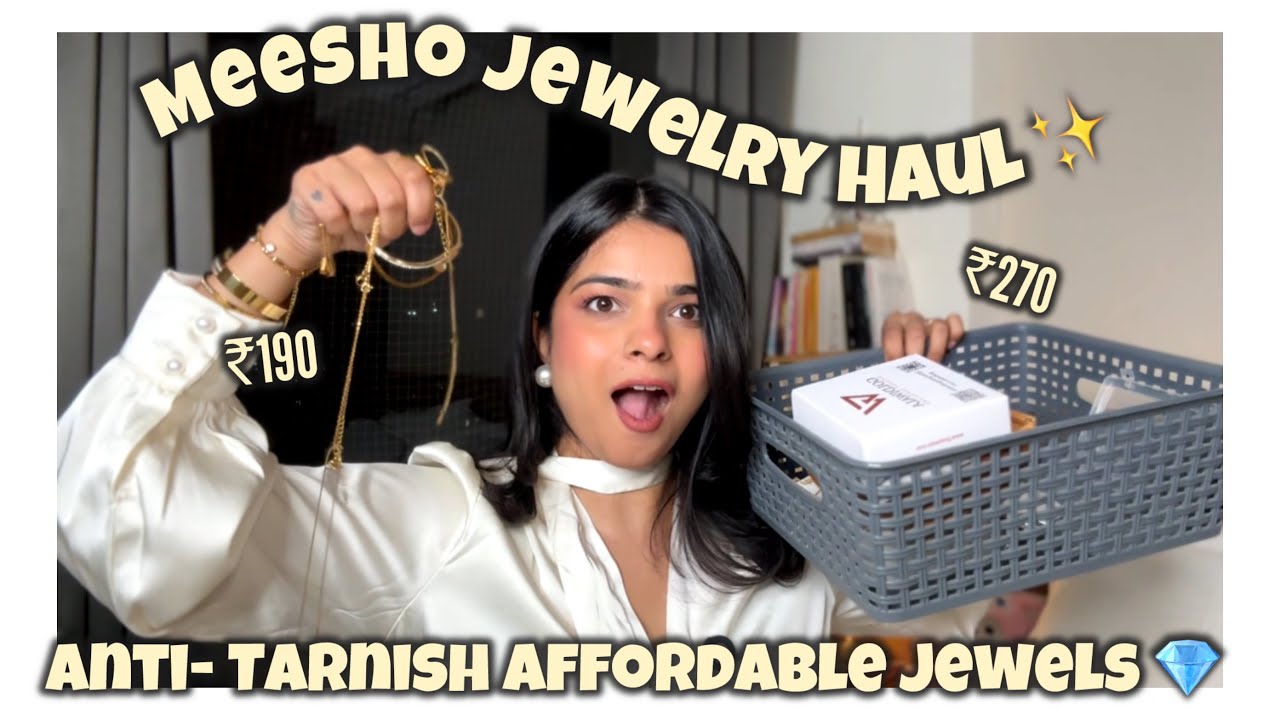 ✨ Huge ✨ Meesho Jewelry Haul | Anti-Tarnish & Dainty 
