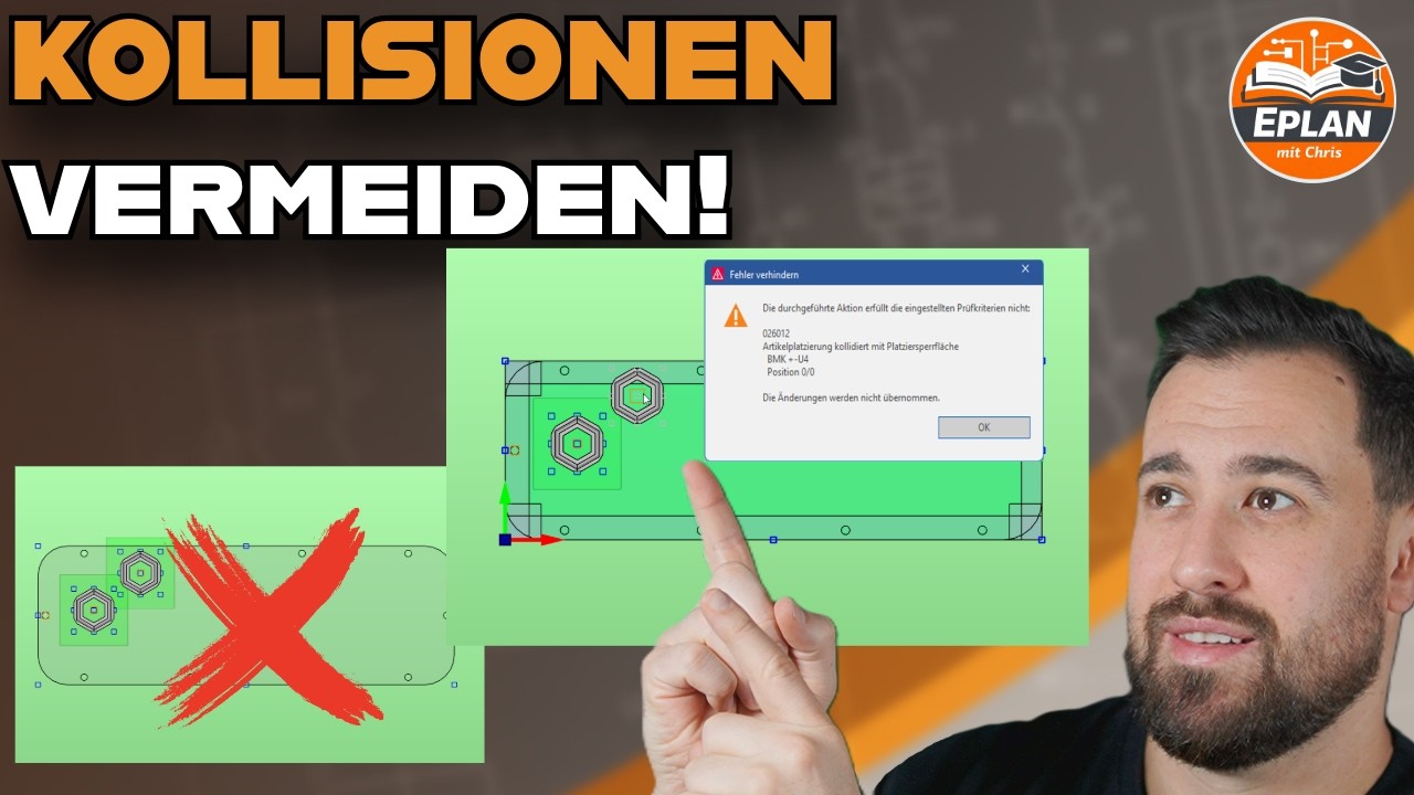 Eplan ProPanel Sperrflächen erzeugen und Prüflauf anpassen.