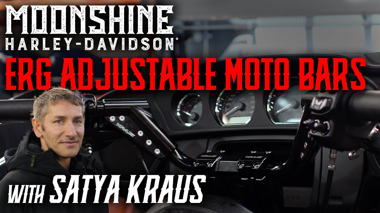 ERG Adjustable Moto Bars WITH Satya Kraus | Moonshine Harley-Davidson | Shop Talk Episode 45