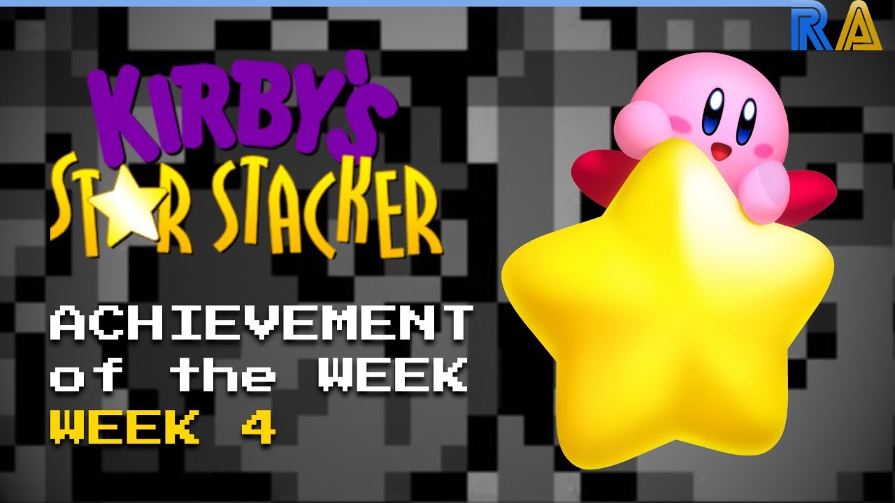 AotW #4 - Kirby's Star Stacker (1997) Game Boy [RetroAchievements]