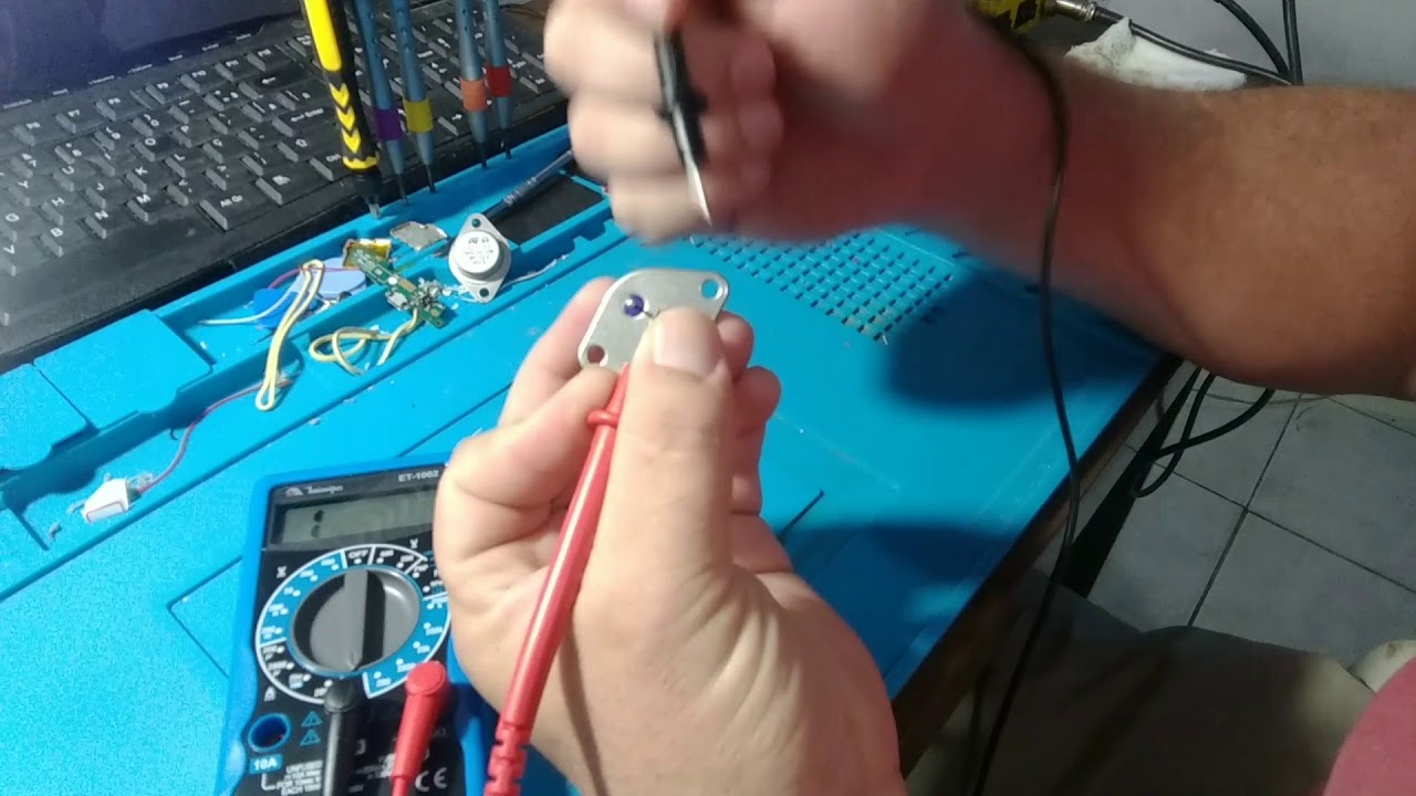 TESTES DOS TRÂNSISTORES 2N3055