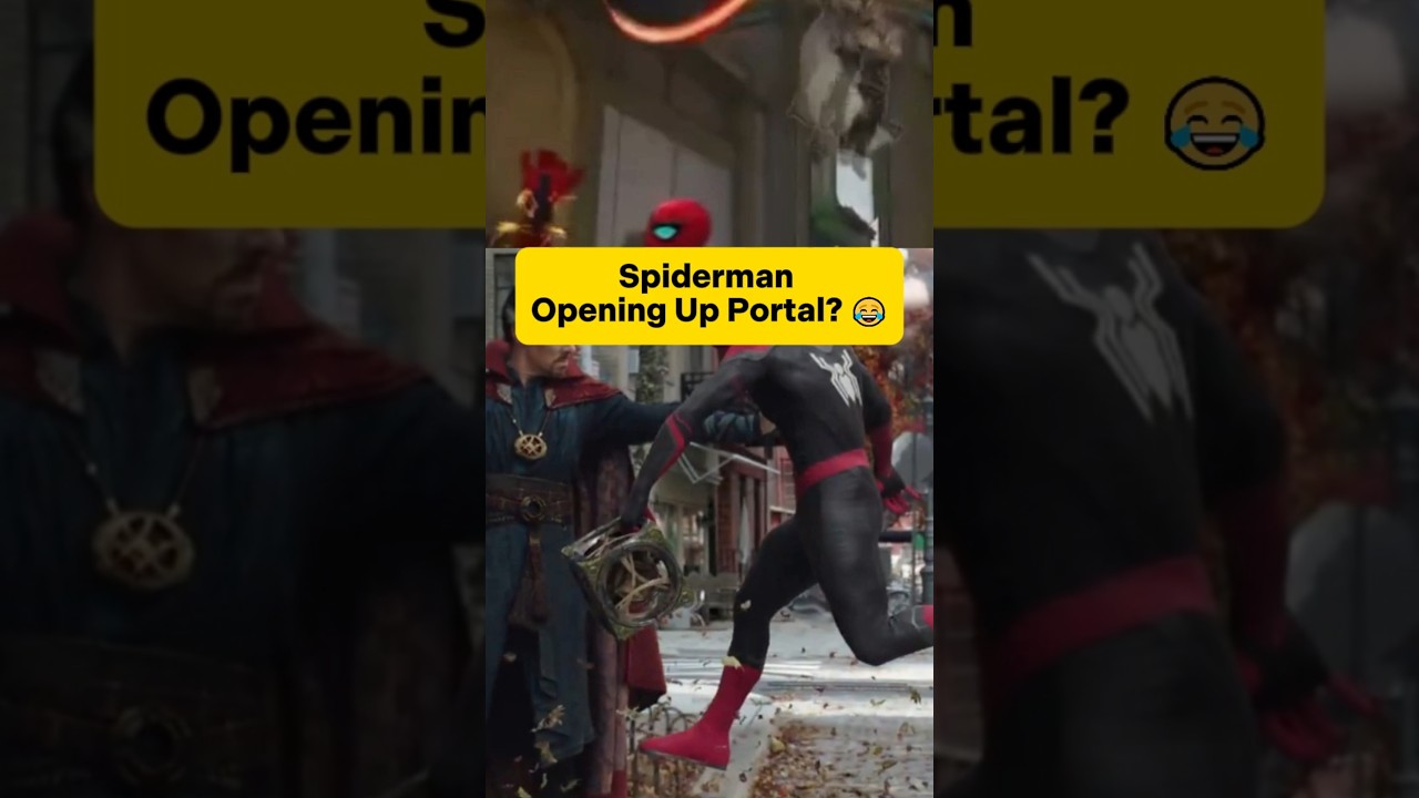 Spiderman's Curse Emote Made Strange's Portal Open?! 😂#marvelrivals #necros #shroud #funnyshorts