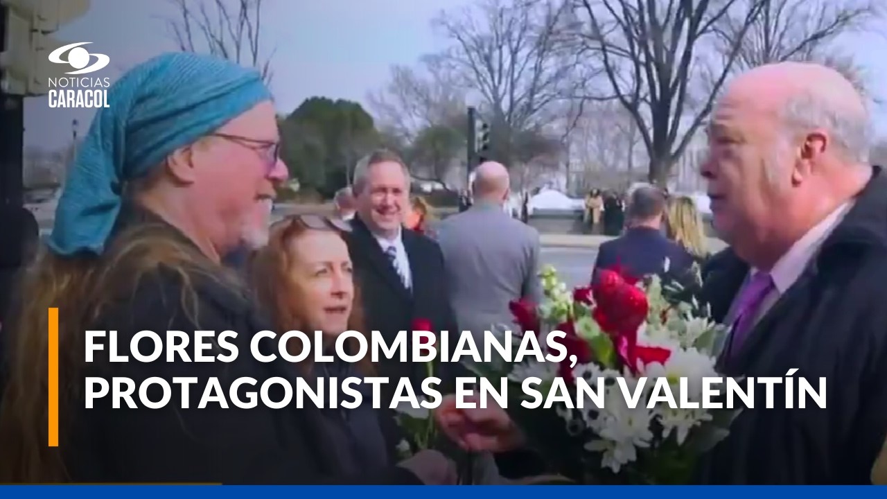 Flores colombianas se toman el Congreso de Estados Unidos previo a la celebración de San Valentín